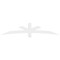 Ekena Millwork Alberta Architectural Grade PVC Gable Bracket, 84"W x 17 1/2"H x 4"D x 4"F, 5/12 Pitch GBP084X18X0404ALB00 - alternate 4